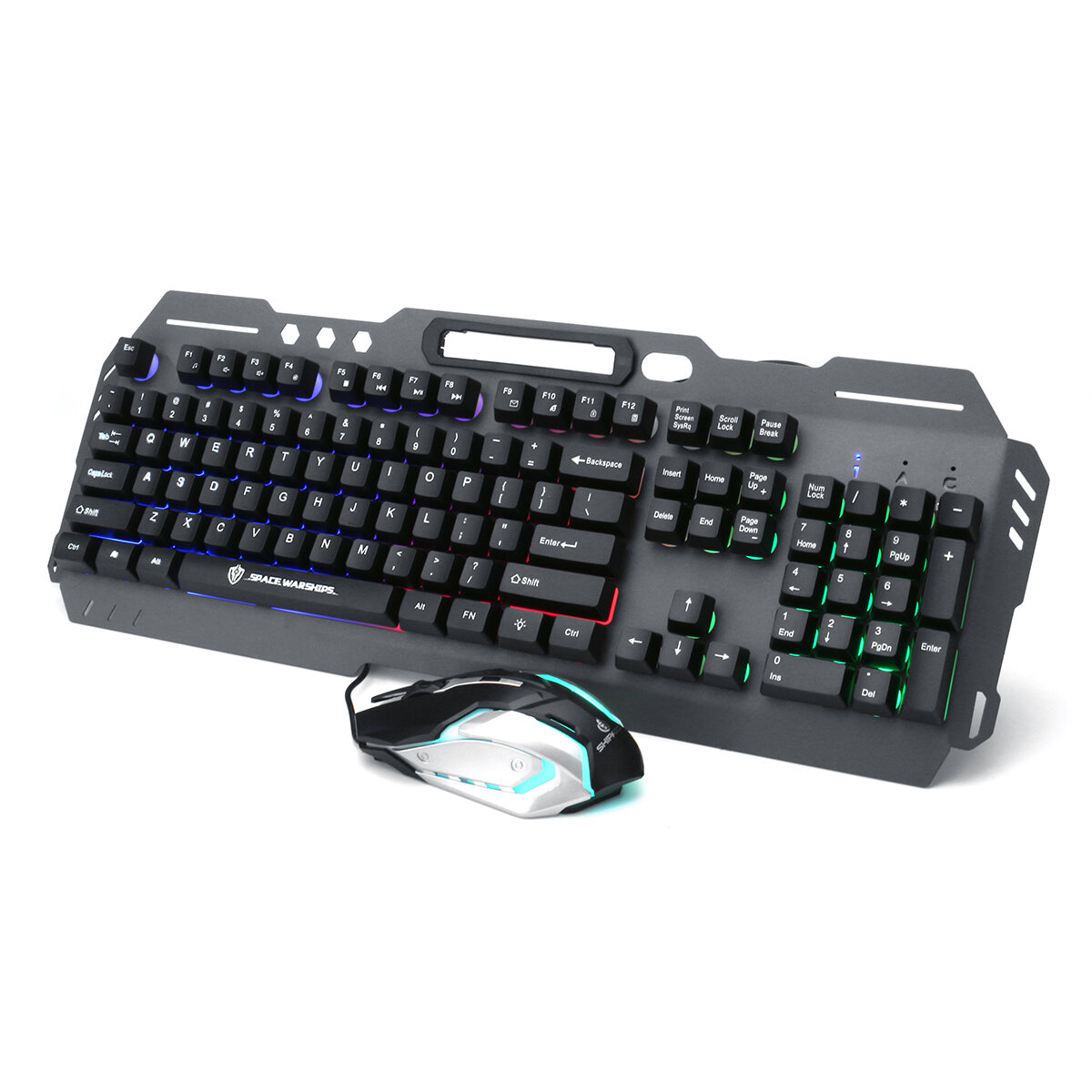 

GT700/GK70 104 Keys Keyboard USB Wired RGB Backlight Desktop Keyboard Mouse Combo Gaming for PC Laptop Gamer