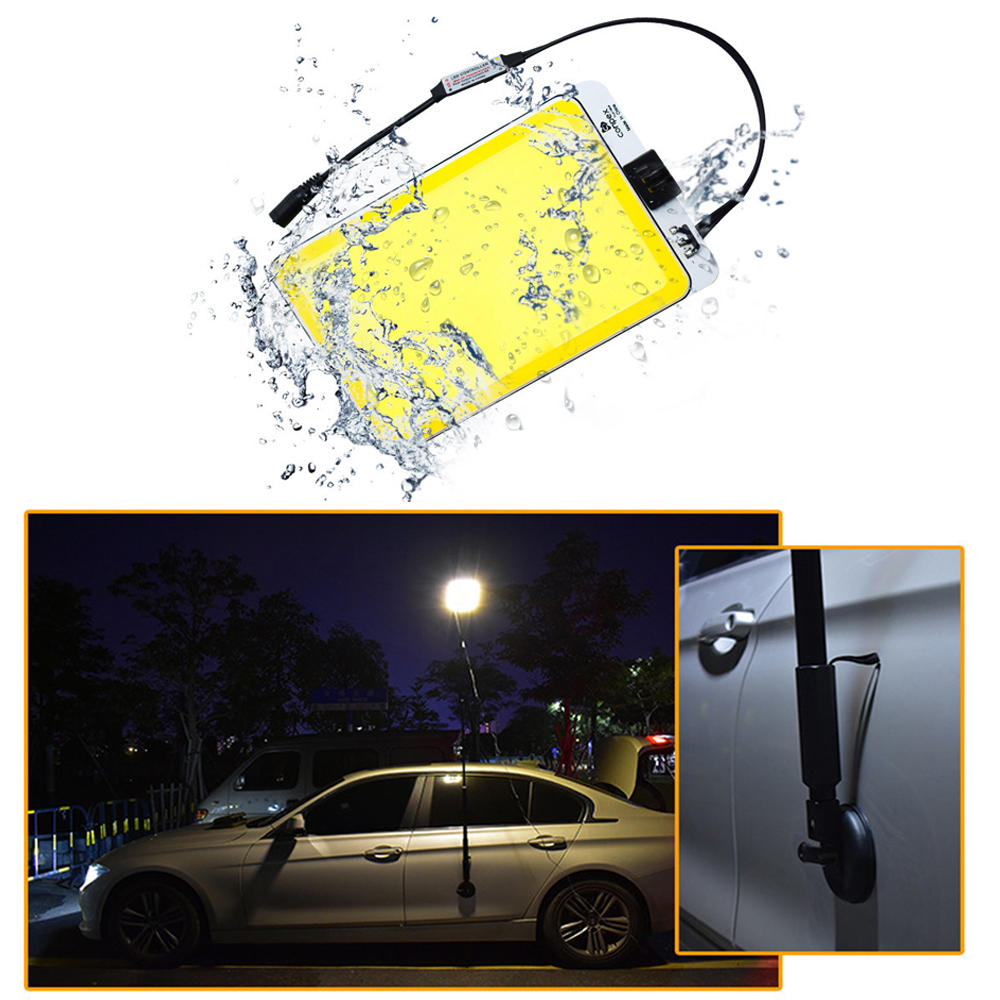 IPRee® 6900LM 1000 W LED COB Mobiele Auto Licht 3 Modi IP67 Waterdichte Camping Nachtwerk Lantaarn Met Sucker Afstandsbediening 