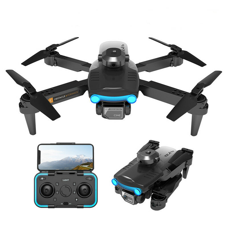 YCRC A8 PRO WiFi FPV with 4K ESC Dual HD Camera 360° Infrared Obstacle Avoidance Optical Flow Positioning Foldable RC Drone Quadcopter RTF