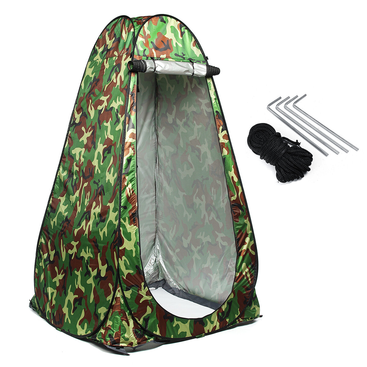 190cm Instant Shower Tent Camping Toilet Privacy Dressing Room Waterproof UV-proof Fishing Canopy Shade