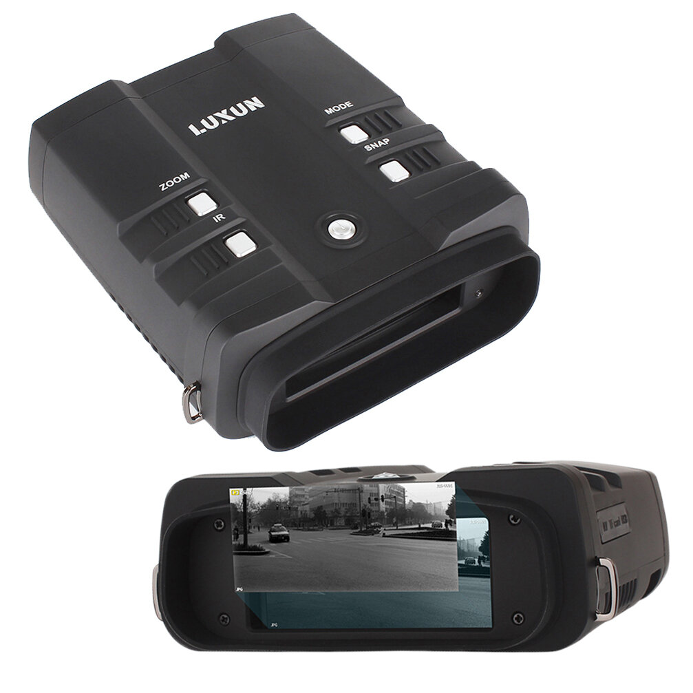 LUXUN FHD600 10.8X31 Zoom 1080P Binóculos de visão noturna HD Vidro óptico Telescópio de caça binocular de visão noturna digital