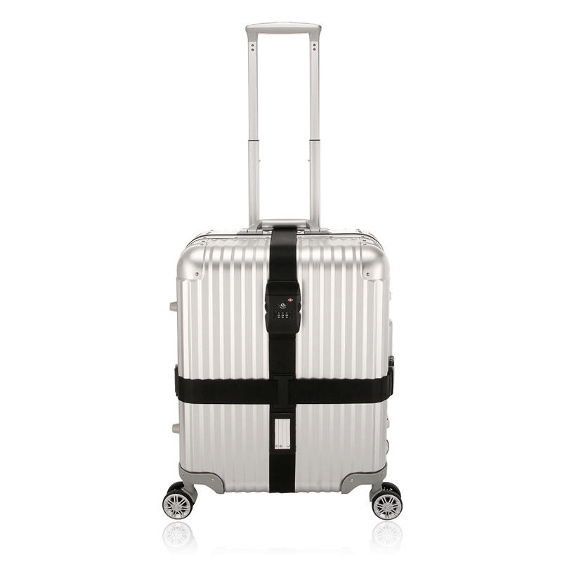 IPRee® 5CM Travel TSA Lock Adjustable Cross Luggage Strap Trolley Suitcase Safe Packing Belt