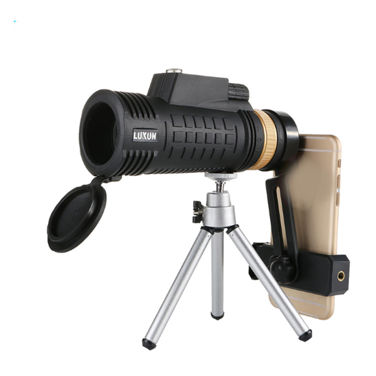 Brújula monocular de óptica HD de 18x62 para exteriores con visión diurna y nocturna y telescopio para teléfono móvil para viajes y camping.