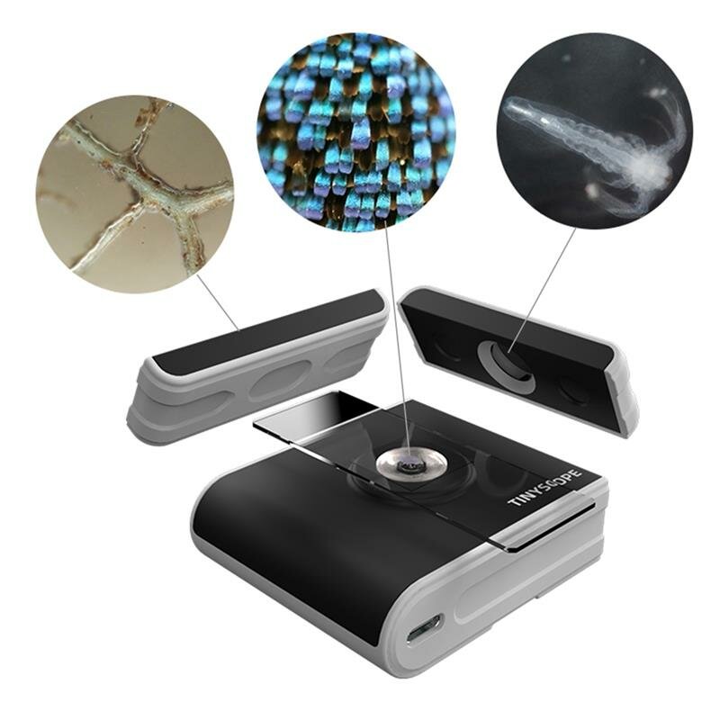 Микроскоп высокого разрешения TIPSCOPE Cam камера Разрешение 2 мкм 13 миллионов пикселей Wifi / USB-соединение для iPhon
