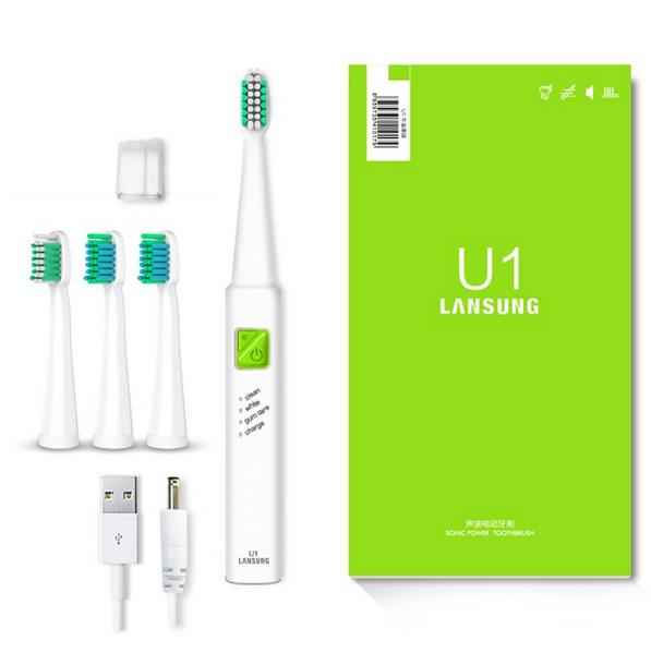 Image of LanSung U1 USB Sonic Teeth Clean Whitening Smart Elektrische Zahnbrste Oral Gum Care Wiederaufladbar