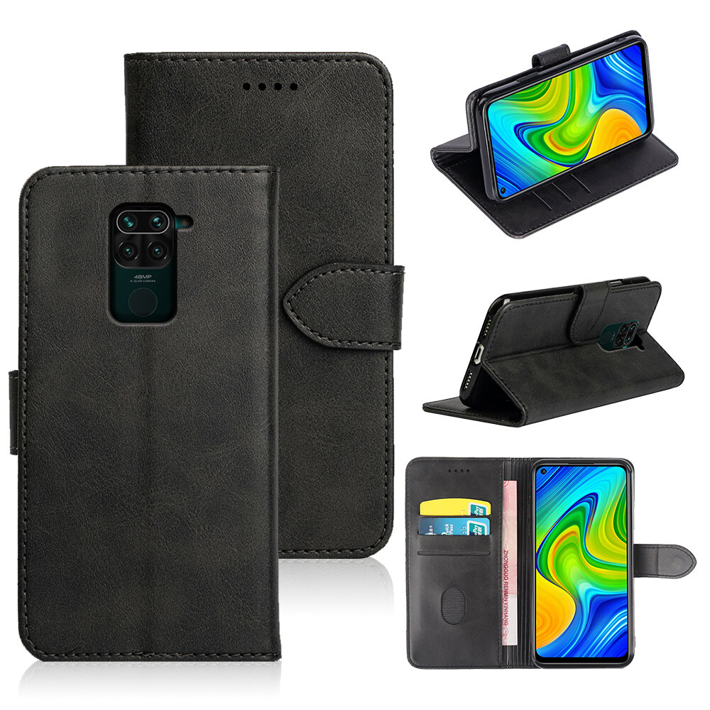

Bakeey Magnetic Flip with Card Slots Wallet Противоударный защитный чехол с полным покрытием Чехол для Xiaomi Redmi Note