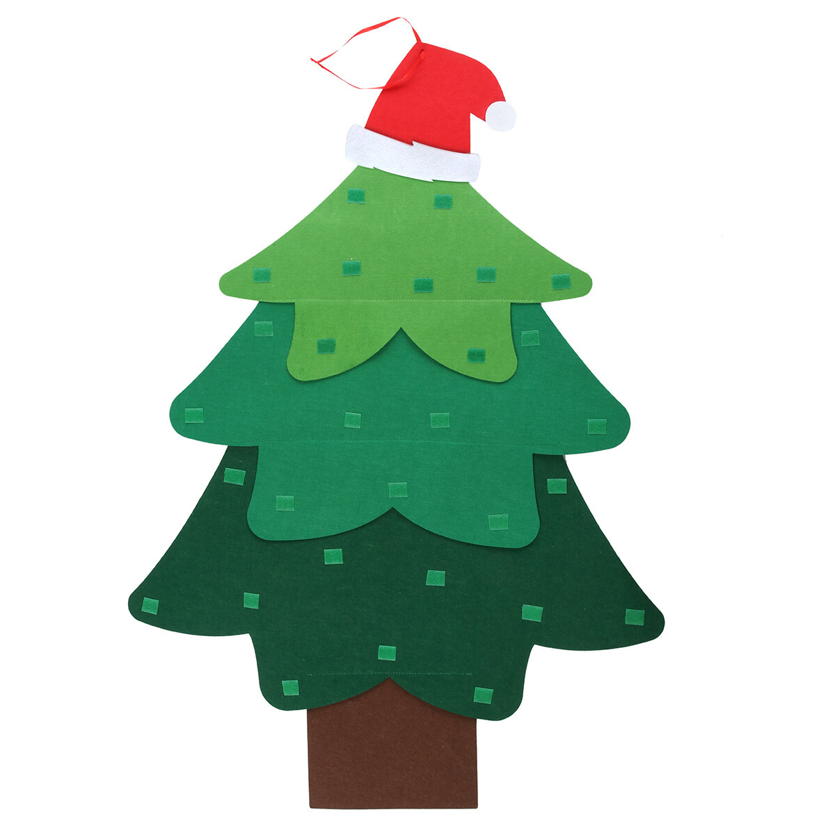 JETEVEN DIY Felt Christmas Tree Merry Christmas Decorations