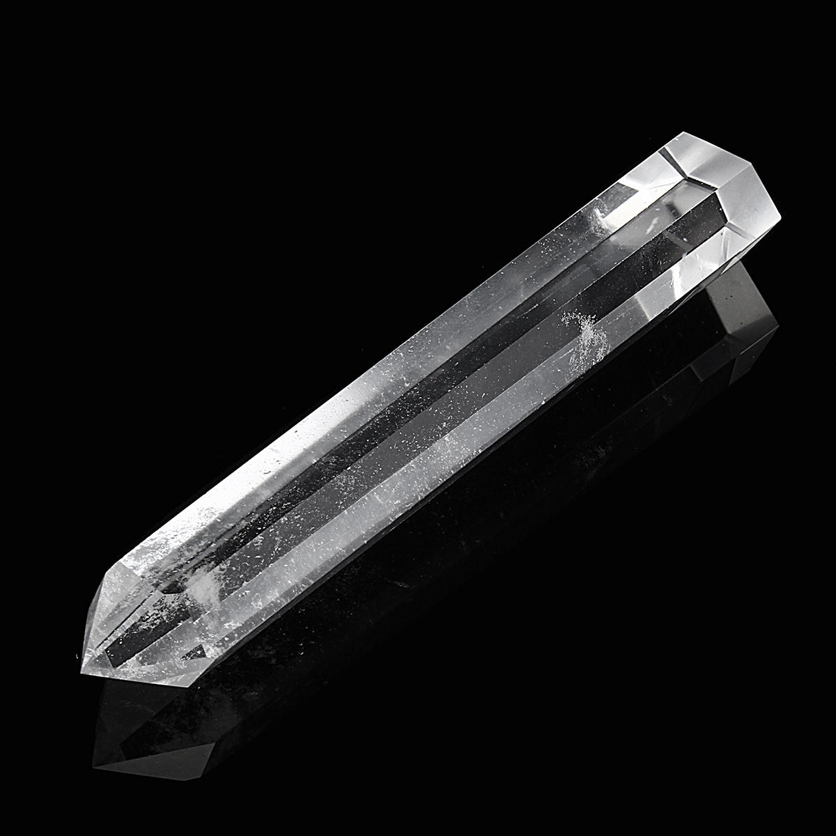 

50 г 100% натуральный прозрачный кварц кристалл точка образец заживление камень 150 мм украшения дома подарок