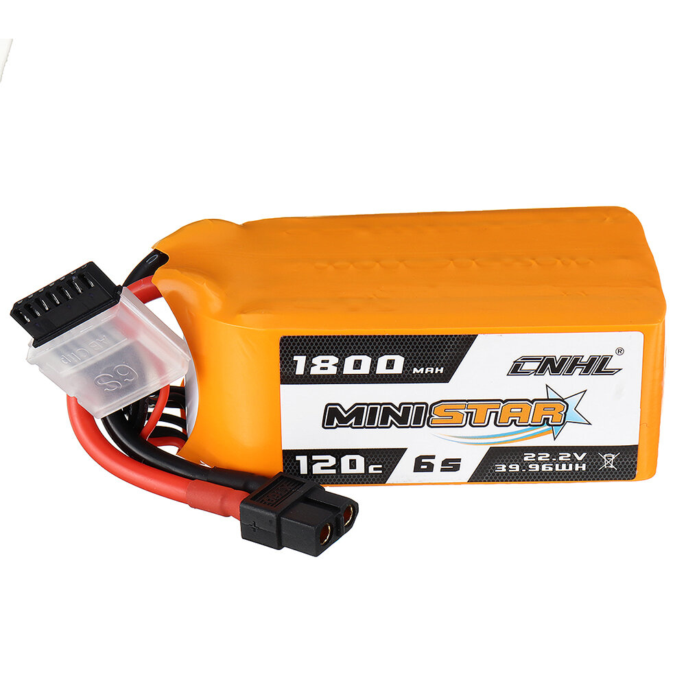 CNHL MINISTAR 22.2V 1800mAh 120C 6S Lipo Батарея XT60 Разъем для RC Racing Дрон