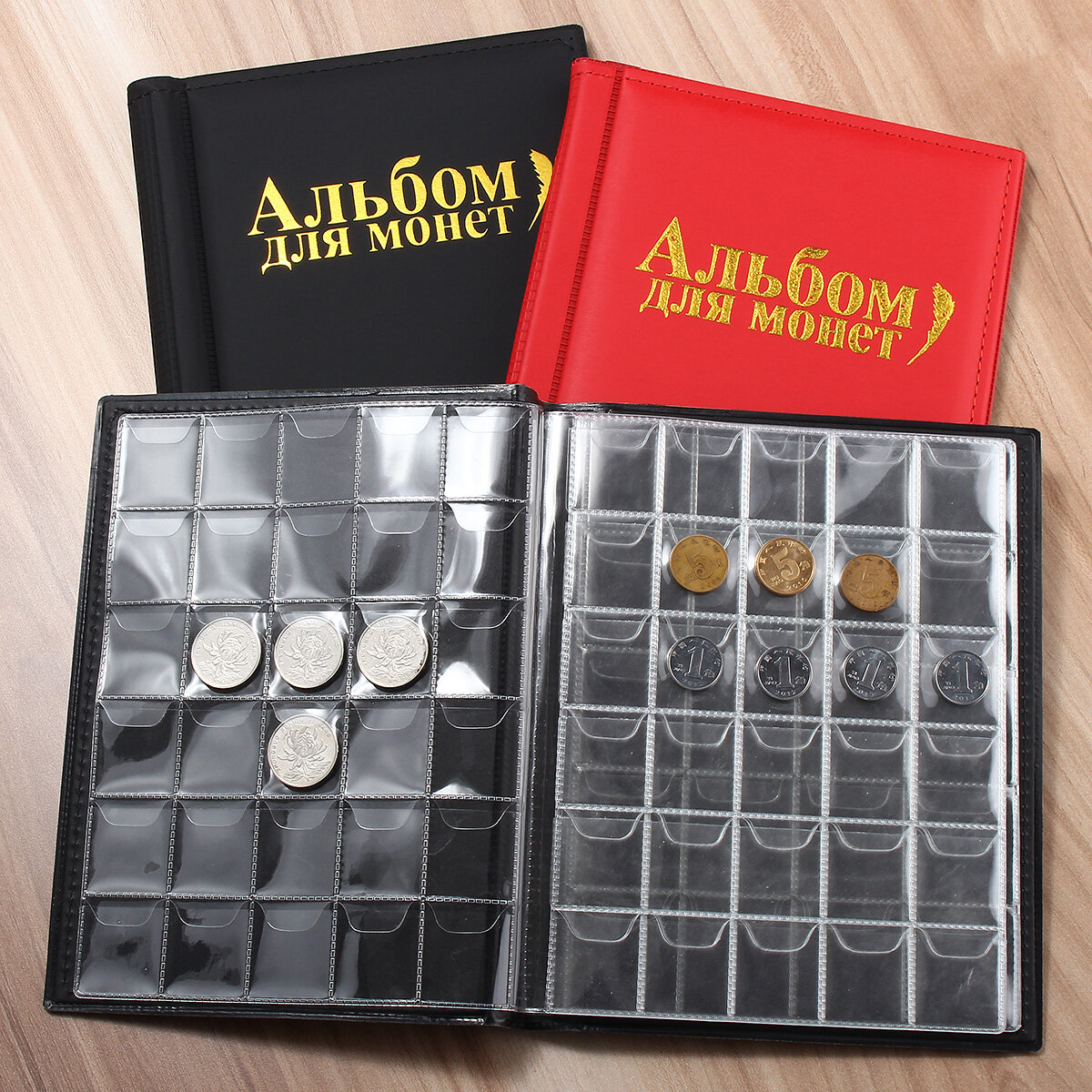 250 munten houder collectie opslag verzamelen van geld Penny zakken Coin Album boek geschenken
