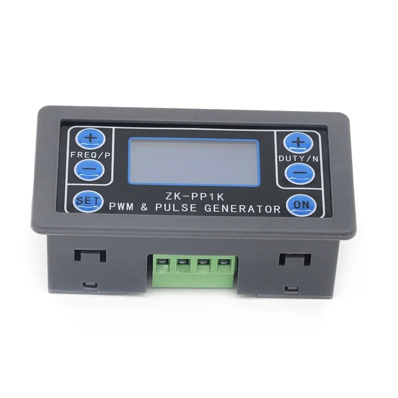 ZK-PP1K Dual Mode LCD PWM Signal Generator 1-Channel 1Hz-150KHz PWM Pulse Frequency Duty Cycle Adjus
