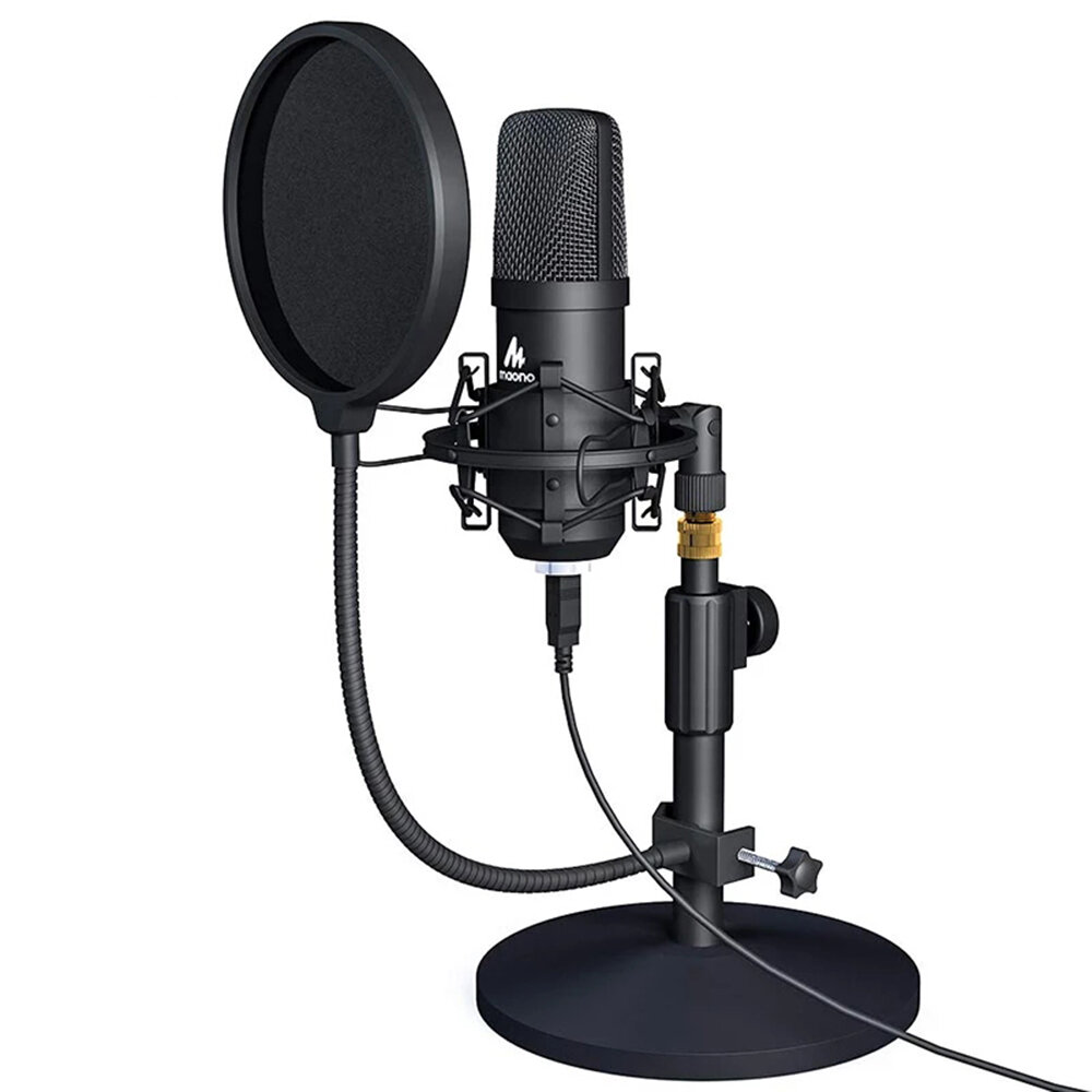 MAONO AU-A04T Professional USB Microphone 192KHz 24bit Podcast Streaming Condenser MIC for Computer YouTube Gaming Recor
