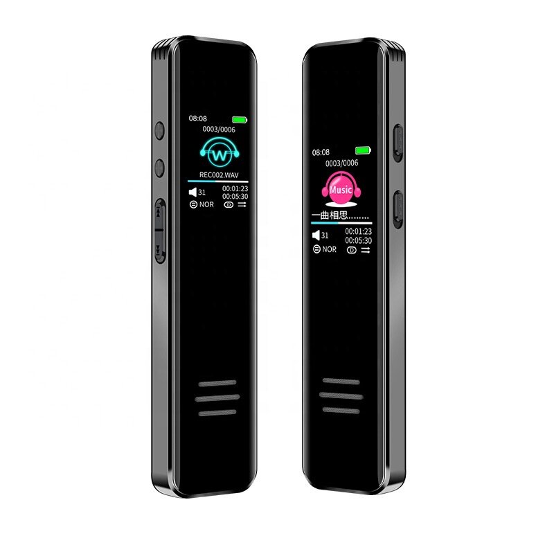 

Bakeey A525 Digital Voice Activated Recorder HD Dictaphone with VOR Function MP3 WAV Player Subtle Slim Audio Recording