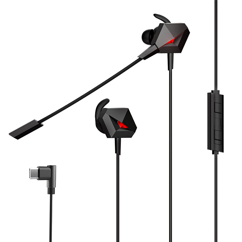 

TAIDU THS108C1 Gaming Earphones Wired Earbuds In-Ear Headphone with Mic for Computer PC Xbox PS4 Gamer