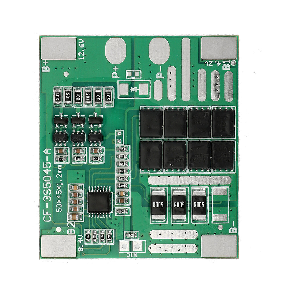 3S 25A Lithiumbatterij 18650 Oplader PCB BMS-beschermingsbord