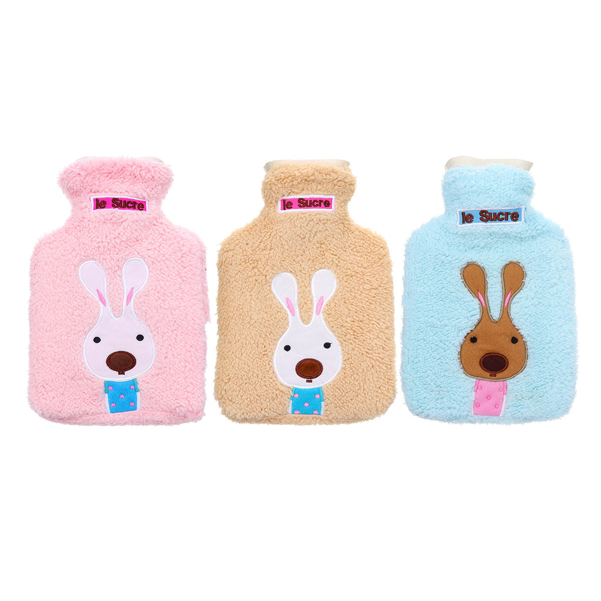 21x14 cm Tragbare Wärmflasche Tasche Kreative Niedlichen Cartoon Kaninchen Handwärmer