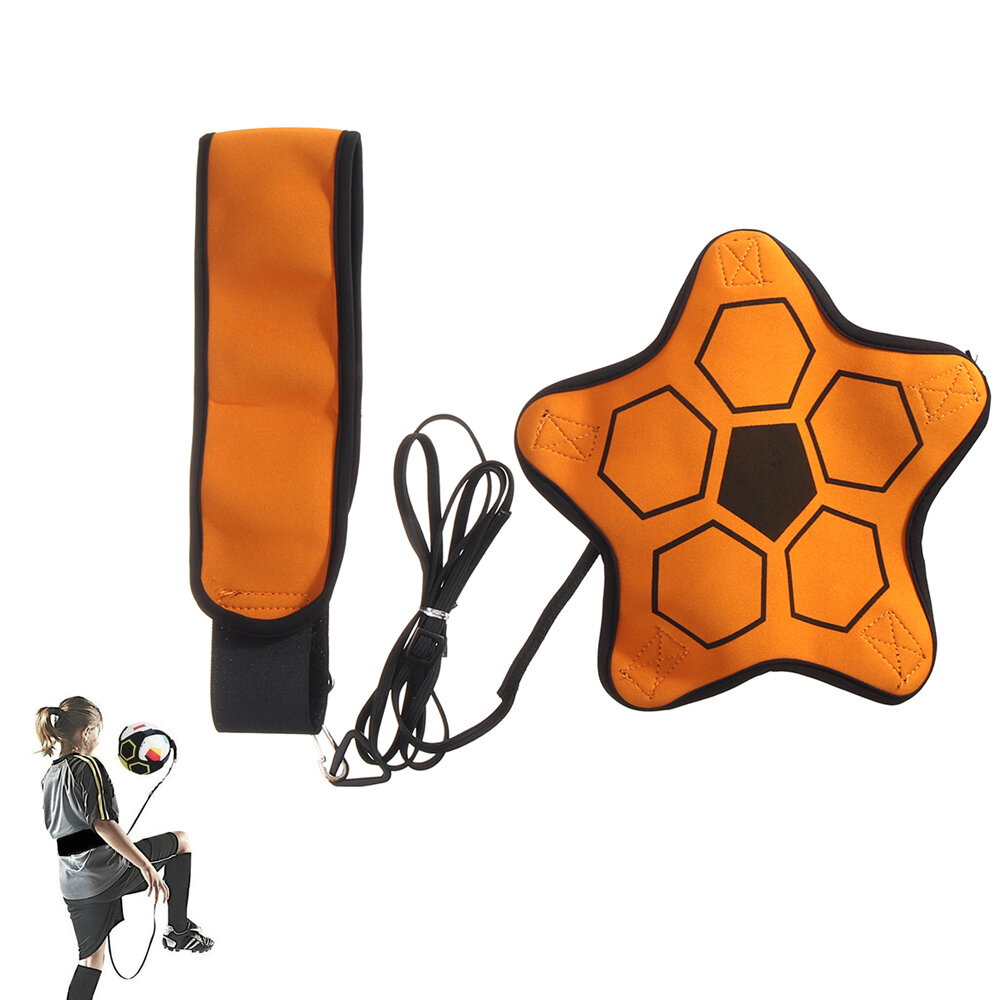 

Polyester Soccer Trainer Hands Free Solo Soccer/Volleyball/Rugby Trainer Adjustable Waist Belt Football Training Fit No.