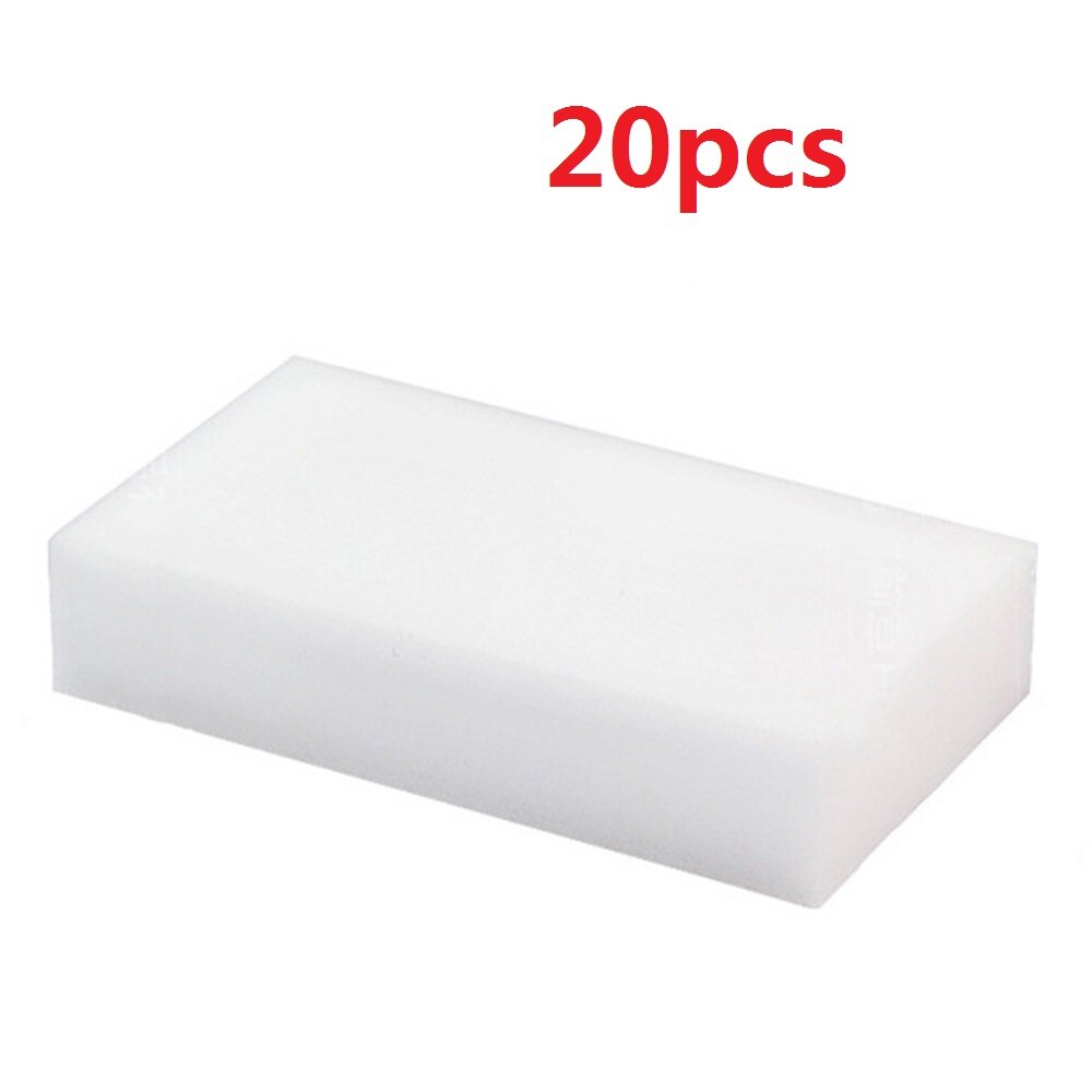 

20PCS/set Melamine Cleaning Sponge Foam Magic Eraser Duster Wipes Car Dish Cleaner Pads Bathroom Tool Kitchen Cleaning T