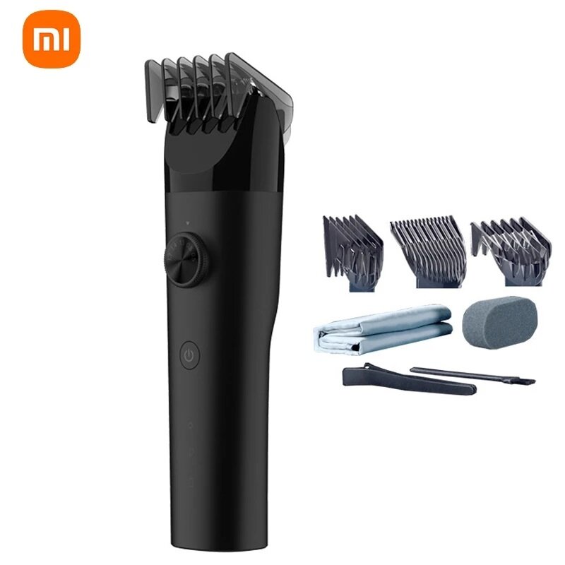 XIAOMI Mijia Electric Hair Clipper lPX7 Waterproof 0.5-1.7mm Short Hair Trimming 180min...