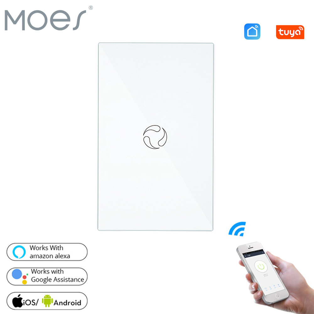 

MoeHouse Tuya Smart WiFi Boiler Switch Water Heater APP Remote Control Schedule Setting Voice Control Via Alexa Google H
