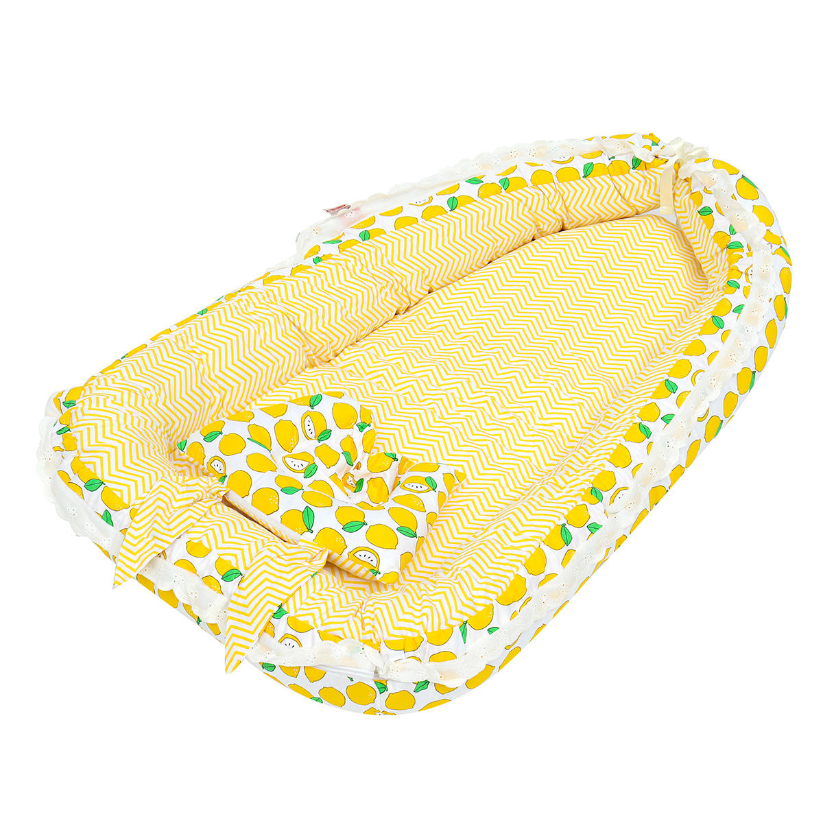 Portable Folding Bed Baby Pillow Sleep Cushion Cot Crib Newborn Nest Bed Mattress Breathable