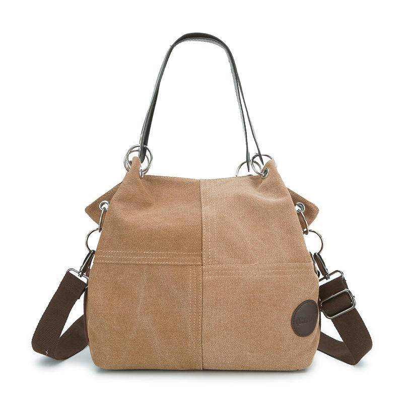 Women Casual Canvas Multi-Carry Handbag Shoulder Bag