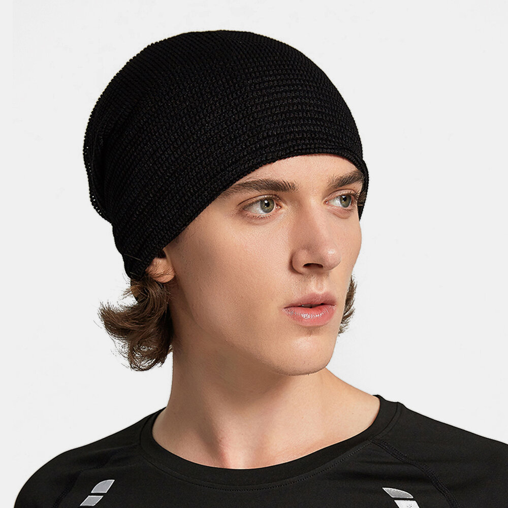 

Unisex Multifunction Mesh Breathable Sweat-Absorbent Hip-Hop Sports Headband Scarf Beanie Hat