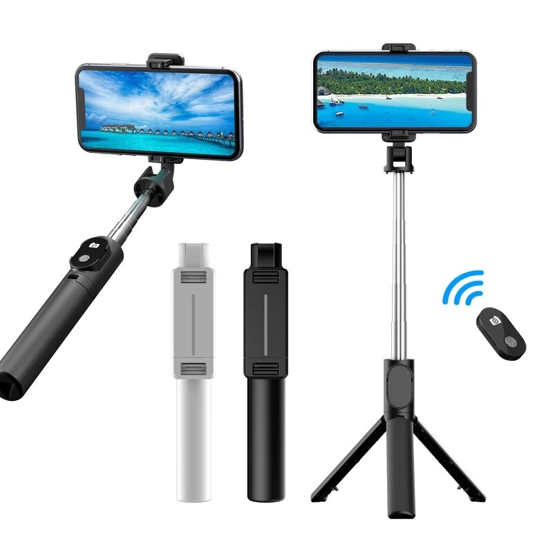

Bakeey P30 bluetooth Telescopic Bracket Universal Portable Flexible Selfie Stick Tripod with Remote Control