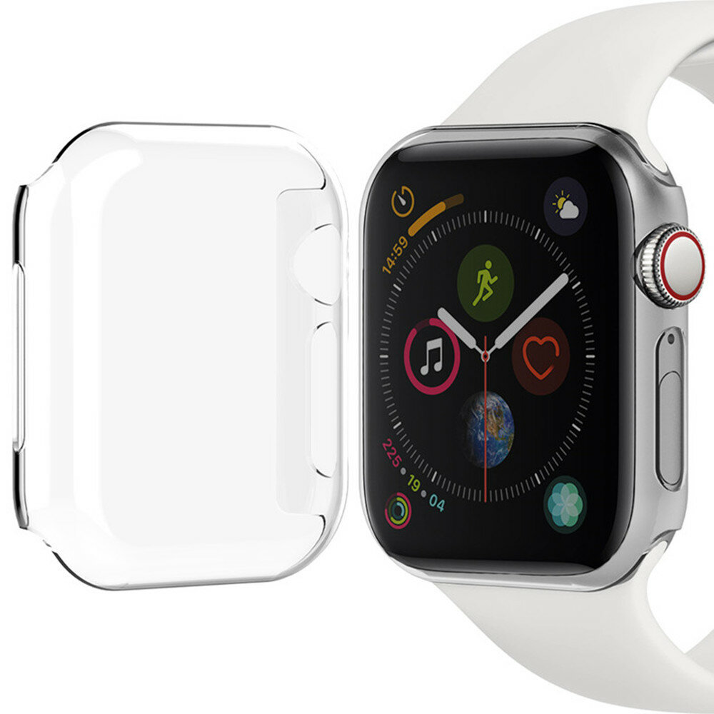 Bakeey Helder transparant touchscreen horlogekap voor Apple Watch-serie 4 40 mm / 44 mm