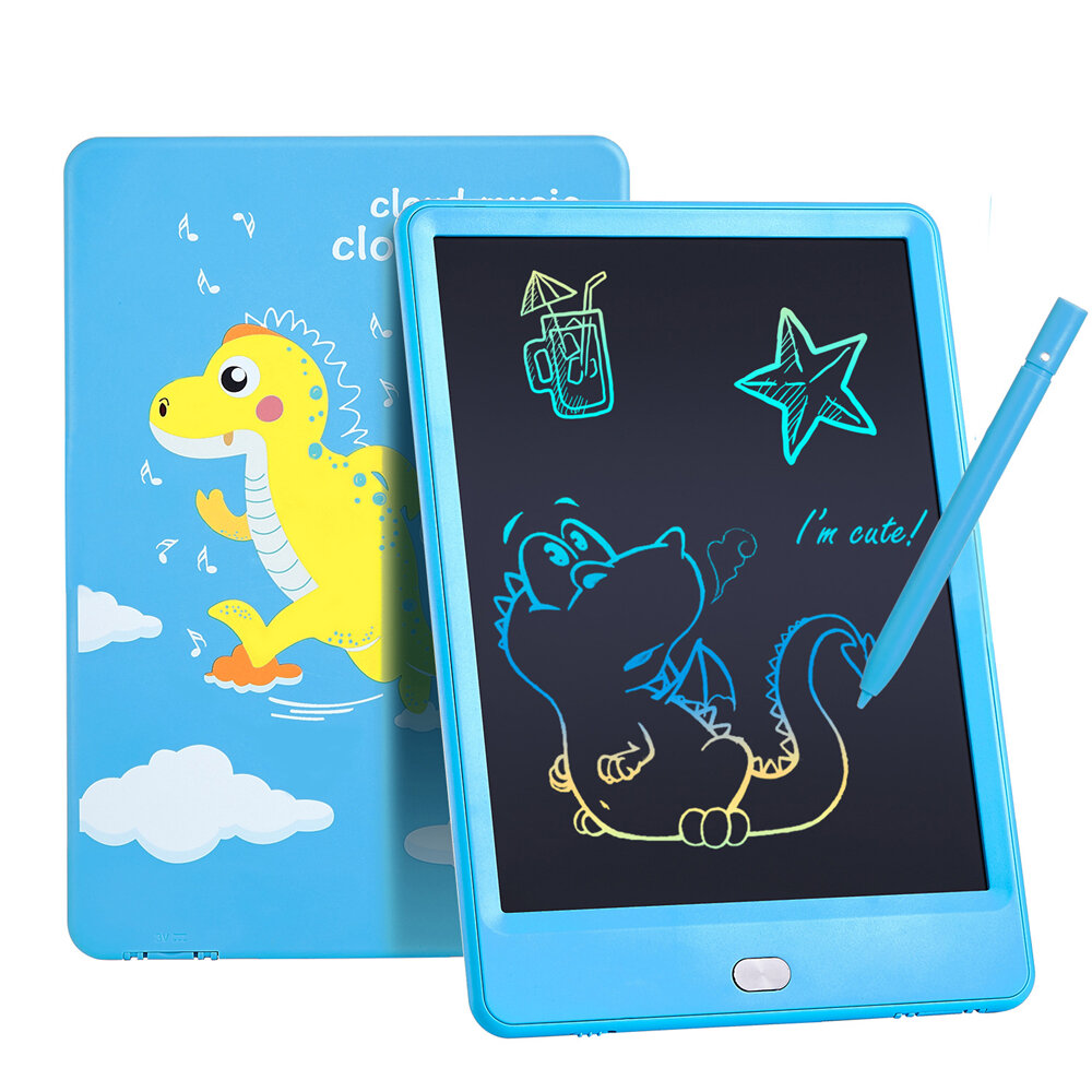 

8.5 inch LCD Writing Tablet Color Font Handwriting Eye Protection Doodle Board Dinosaur Shape Drawing Pad for Kids