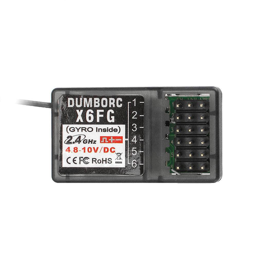best price,dumborc,x6fg,2.4ghz,6ch,rc,receiver,with,gyro,discount
