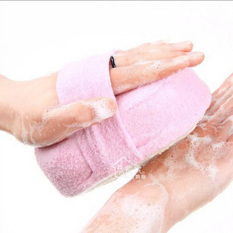 Honana BX Body Cleaning Brush Mesh Shower Wash Sponge Bathroom Products Massager Shower Back