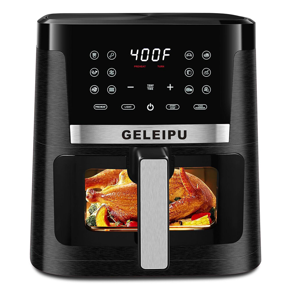 

[EU Direct] GELEIPU DL27 Air Fryer 7.5QT 1700W Oilless Oven Healthy Cooker Air Fryers Large Capacity with 12 Presets, Vi