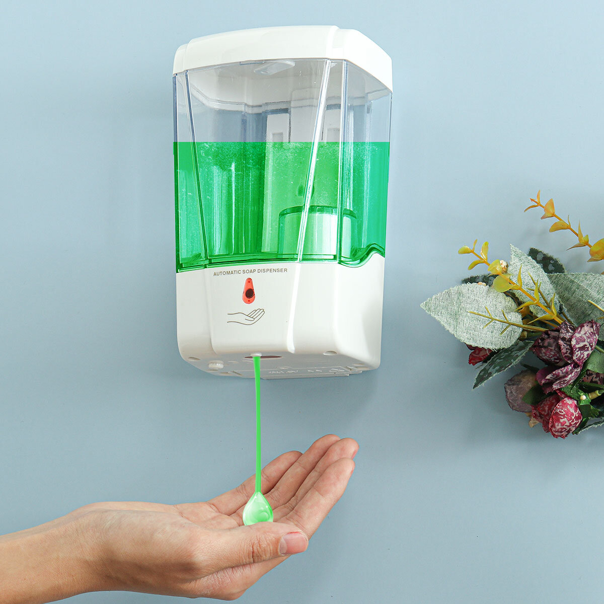700ML Auto Inductie Zeepdispenser Touch-free Intelligente Container Handwasmachine met grote capacit