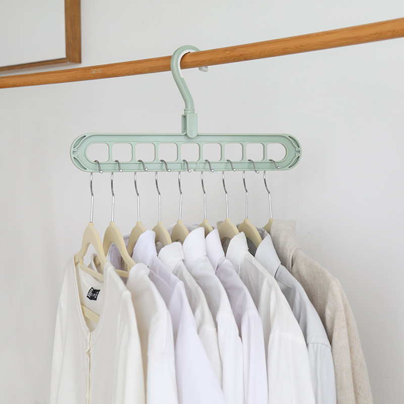 

Multi-functional Cloth Hanger Balcony Wardrobe Store Rotating Non-slip Drying Racks