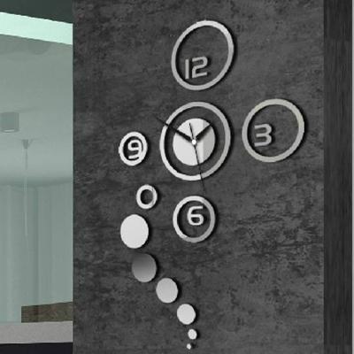 

Honana DX-X1 Творческий 3D акриловые зеркала стены наклейки Кварцевые часы Смотреть Большой домашний декор
