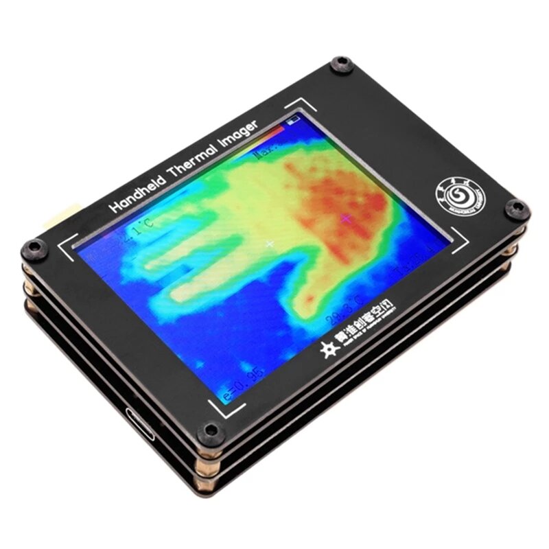 MLX90640 Digitale Infrarood Warmtebeeldcamera 3.4 Inch LCD Handheld Infrarood Temperatuursensoren De