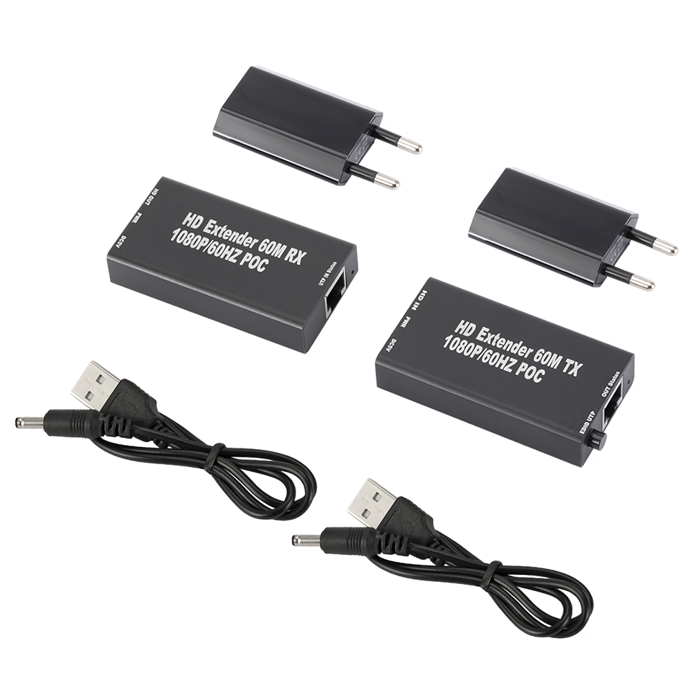 HDMI-compatibel met RJ45 Network Extender 1080P HDMI-compatibele Ethernet-adapter Netwerkrepeaters (