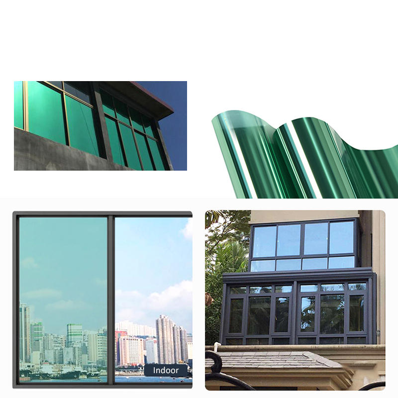 Details about   40cm x 1M/ 3M/ 5M One Way Mirror Window Tint Window Film Privacy Reflection 