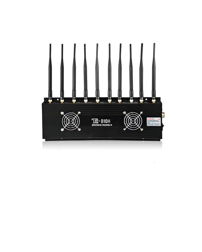 

Texin BG-B10H Signal Jammer 2G 3G 4G 5G 870MHZ to 5850MHZ Mobile Phone Signal Wifi Signal Shield Interference Instrument