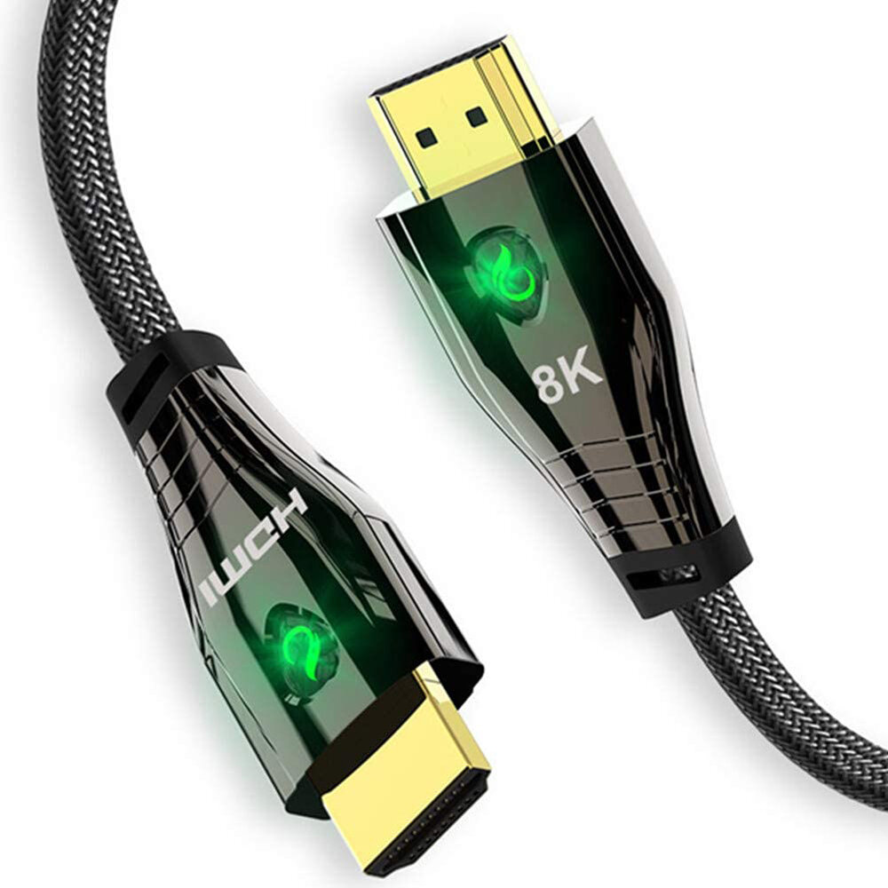 Cabledeconn 3 m HDMI Kabel HD Audio Video Kabel Adapter Lijn Connectoren 3D 8 K @ 60Hz 0.5 m 1 m 2 m
