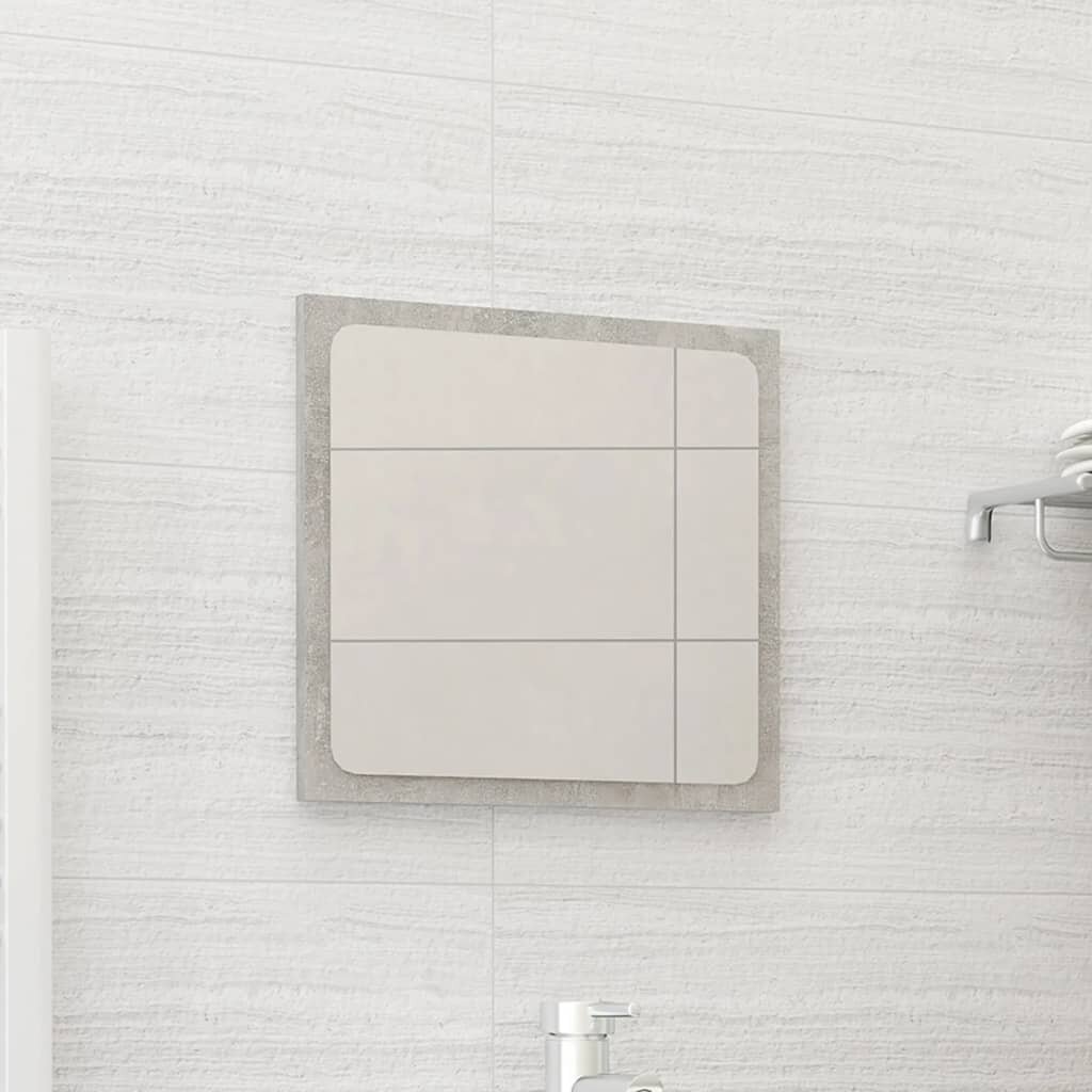 

Bathroom Mirror Concrete Gray 15.7"x0.6"x14.6" Chipboard