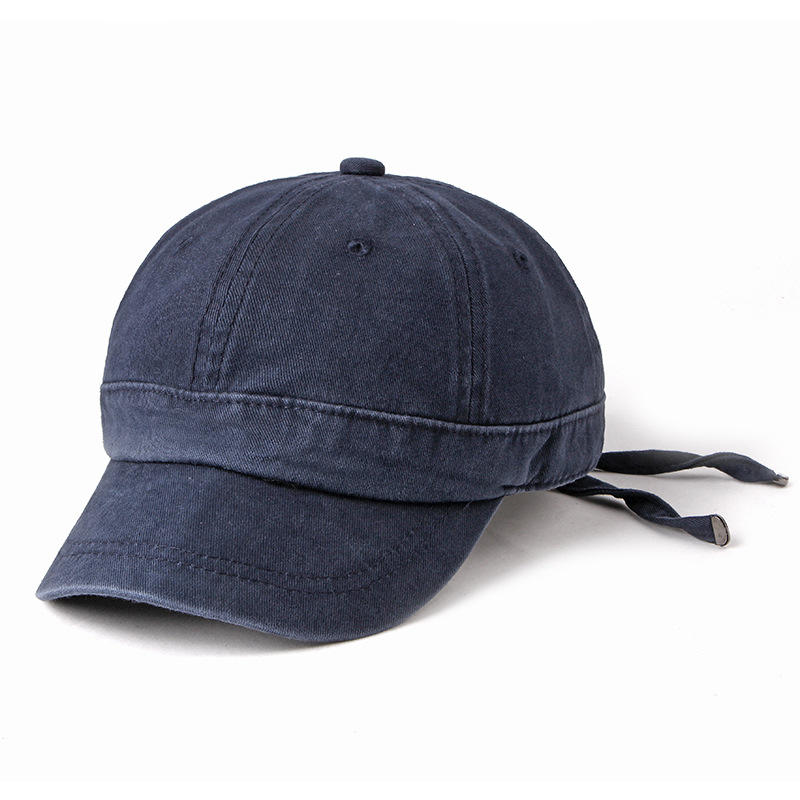 Men Women Washed Cotton Baseball Cap Peaked Hat