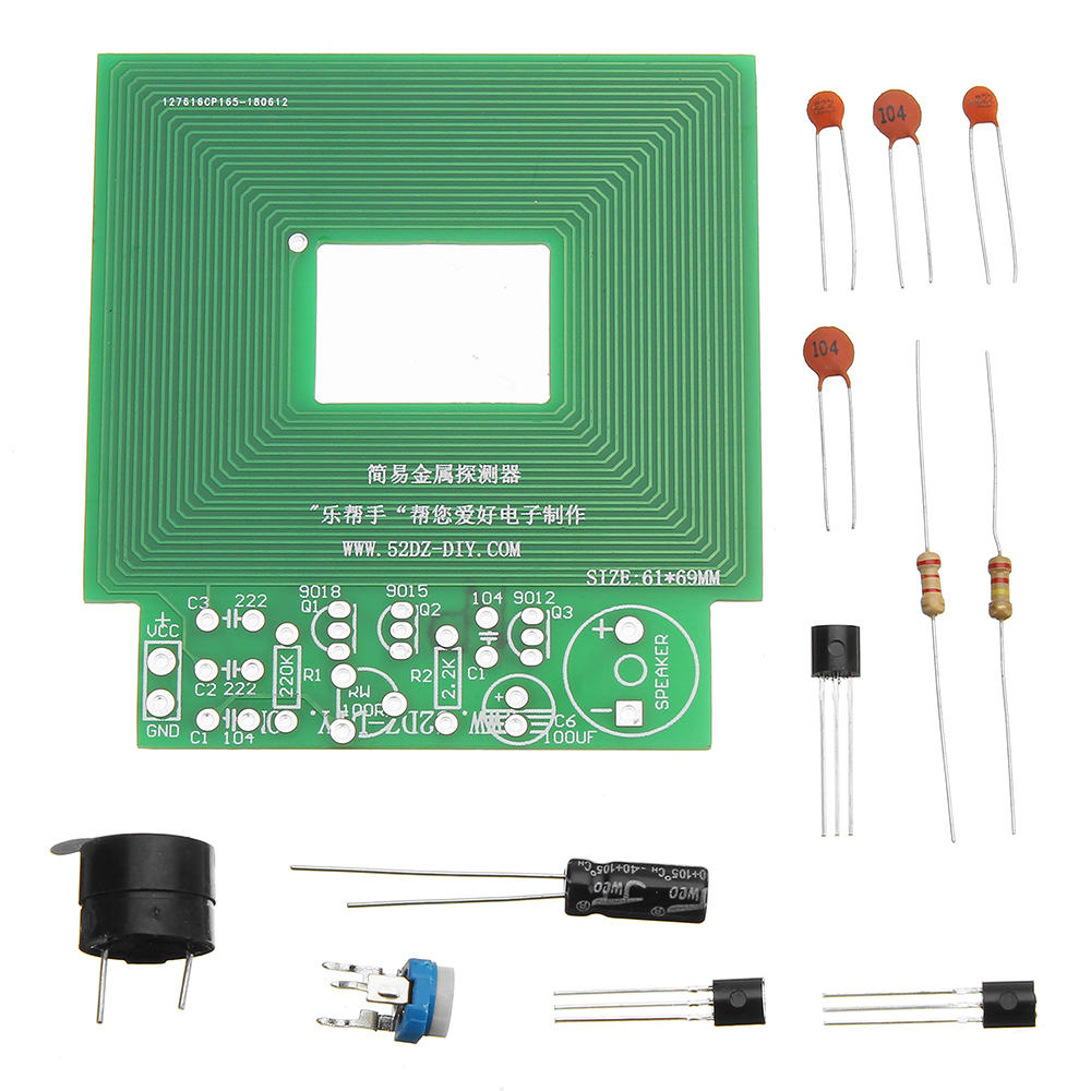 5 stks DIY Eenvoudige Metaaldetector Metalen Locator DC 3 V-5 V Elektronische Metalen Sensor Module 