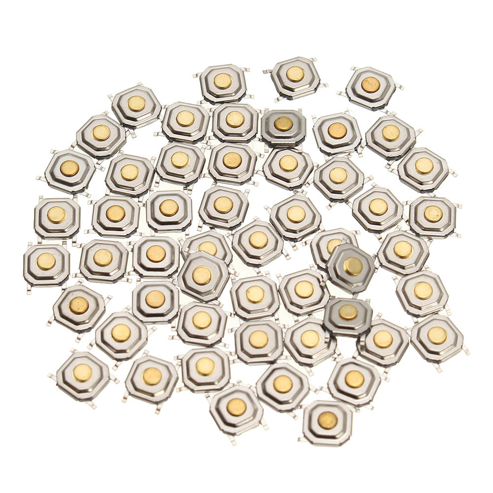 

150Pcs DC12V 4 Pins Tact Tactile Push Button Switch Momentary SMD Switch 5x5x1.5MM