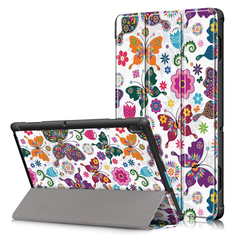 

Tri-Fold Печатный планшет Чехол Чехол для планшета Lenovo Tab E10 - Бабочка