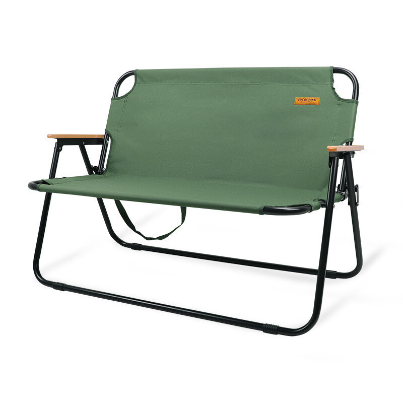 HTK Складной ленивый стул для кемпинга для одного / двух человек Пляжный табурет Легкий рыболовный стул Наружный максимальный вес 200 кг