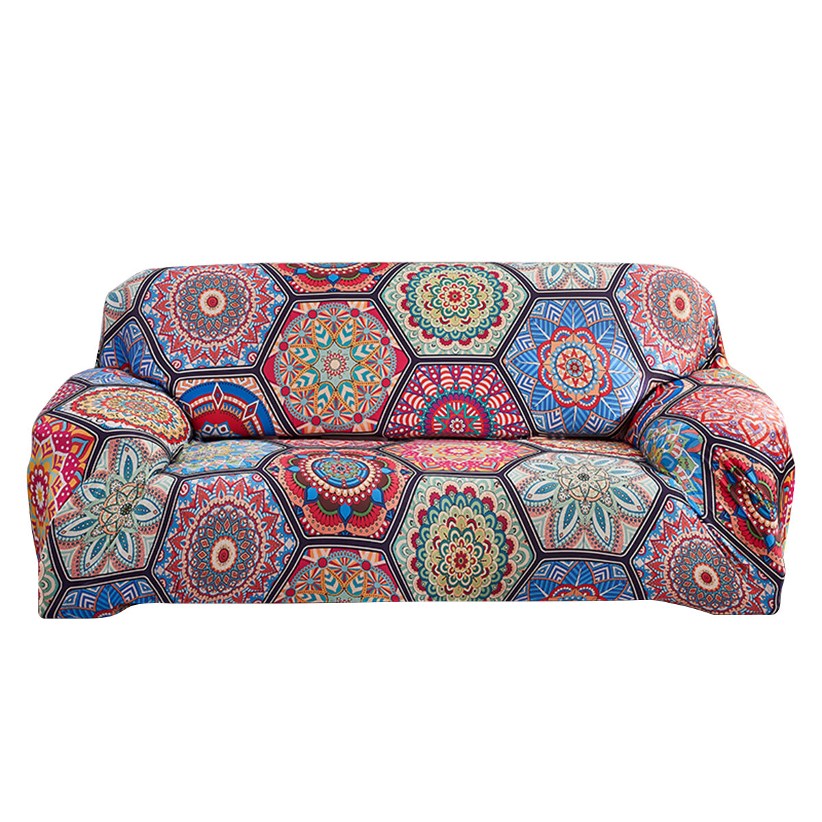 1/2/3/4 Seaters Elastic Sofa Cover Universal Bohemian Chair Seat Protector Couch Case Stretch Slipcover Home Office Furn