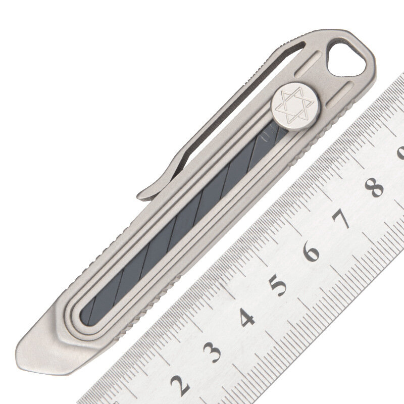 

XANES® 152mm Titanium Alloy Burin Telescopic EDC Knife Utility Carbon Steel Blades Sharp Portable Tool KnifeCamping Po