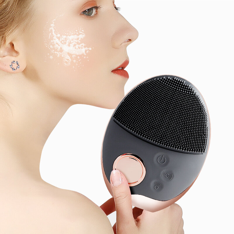 Electric Facial Cleansing Brush Wash Face Cleaning Beauty Machine Pore Cleaner Acne Remover Cleansing Massage Face Skin